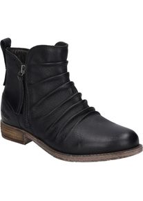 Josef Seibel, Damen, Stiefelette &raquo;Sienna 38, schwarz&laquo;, schwarz, 38, Damen-Stiefelette aus Leder