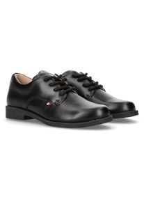 Tommy Hilfiger, Damen, Schn&uuml;rschuh Konfirmationsschuh, Kommunionsschuh, Anzugschuh mit Lederfutter, schwarz, 33, Eleganter Schn&uuml;rschuh von Tommy 