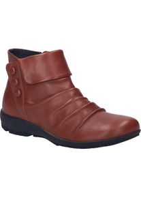 Josef Seibel, Damen, Stiefelette &raquo;Charlotte 14, rubin&laquo;, rubin, 39, Damen-Stiefelette aus Leder