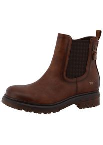 Mustang Shoes, Damen, Winterstiefelette &raquo;Patricia&laquo; Winterboots, Stiefelette mit TEX-Membrane, dunkelbraun, 42, Klassischer Chelseaboots - perfekt f&uuml;r 