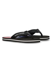 Tommy Hilfiger, Damen, Zehentrenner , Slides, Sandale mit Zehensteg, schwarz, 32, Zehentrenner von Tommy Hilfiger