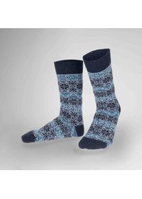 Hudson, Herren, Socken &raquo;Socke Noble Nordic&laquo;, Marine 0337, 43-46, Woll-Mix