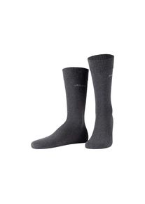JOOP!, Damen, Kurzsocken &raquo;Socken Unisex premium essential organic cotton Socks 2p 2er Pack&laquo; 2 Paar tlg., Anthrazit meliert, 35-38, JOOP! Unisex Socken