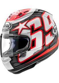 Arai RX-7V Evo Hayden Reset, full face helmet , color: Black/White/Red , size: M