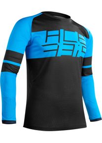 Acerbis Speeder MTB, jersey , color: Negro/Azul , tama&ntilde;o: S