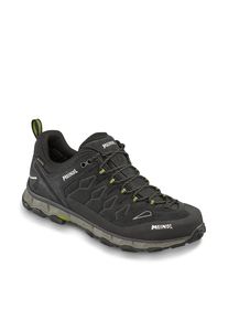 Wanderschuh Meindl "Meindl Lite Trail GTX schwarz/gelb", Herren, Gr. 46, schwarz, Mesh, Veloursleder, unifarben, Schuhe Wanderschuh, GORE-TEX &ndash; Winddicht, wasserdicht und atmungsaktiv