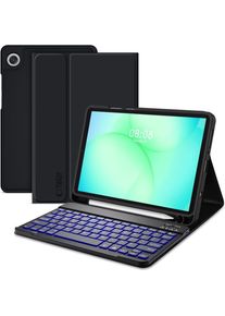 Tech-Protect SC PEN + TASTATUR GALAXY TAB A9 / A11 8.7 X110 / X115 / X133 / X135 SCHWARZ, Tablet Tastatur, Schwarz