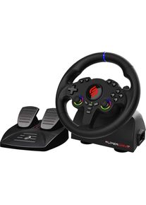 Subsonic Superdrive 220 RS-5 (PC, PS4, PS5, Switch, Switch 2, Xbox One S, Xbox Series S, Xbox Series X), Gaming Controller, Schwarz