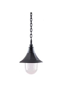 Elstead Lighting, Gartenbeleuchtung, Shannon Aussen-H&auml;ngeleuchte E27 Schwarzes Polykarbonat IP44 Anti-Meerwasser (E27, IP44)