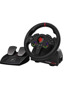 Subsonic Superdrive 220 RS (PC, PS4, Switch, Xbox One S, Xbox Series S, Xbox Series X), Gaming Controller, Schwarz