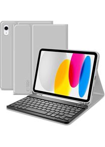Tech-Protect SC Pen + Keyboard Case for iPad 10.9 2022 (10th gen.) / 11 2025 (11th gen.) - Gray, Tablet Tastatur, Grau