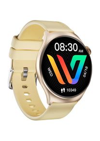 Burga Smartwatch Weofly Curve goldfarben, Smartwatch