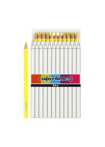 Creativ Company Triangular Jumbo colored pencils - Yellow 12pcs.