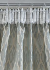 bonprix Draperie din jaquard gata confecționată (1 buc,), albastru, &Icirc;/Lă: 145/135 cm