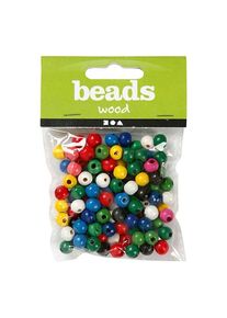 Creativ Company Wooden Beads Various Colors 150pcs.
