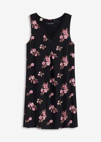 bonprix Női R&ouml;vid h&aacute;l&oacute;ing finom viszk&oacute;z kever&eacute;kből, fekete, 36/38