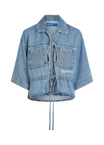 KARL LAGERFELD JEANS Kvinnor Blus bl&aring; denim Storlek L
