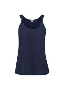 Lascana Tanktop mit Knotdetail am Tr&auml;ger blau, Gr&ouml;&szlig;e 44/46