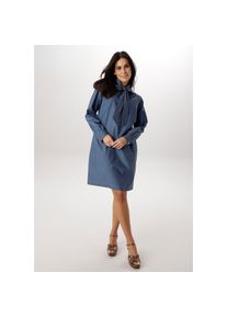 Aniston SELECTED Jeanskleid mit fixierter Schluppe zum Binden am V-Ausschnitt - NEUE KOLLEKTION
