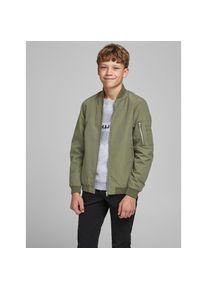 Jack & Jones Jack & Jones Junior Bomberjacke &raquo;JJERUSH windabweisend und pflegeleicht&laquo; ohne Kapuze unifarben, modisch, regular fit, Web, Stehkragen