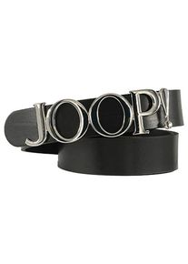 JOOP! Lederg&uuml;rtel JOOP, Damen, Gr. 95, schwarz, silber, Rindsleder, G&uuml;rtel Lederg&uuml;rtel