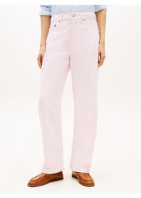5-Pocket-Jeans Tommy Hilfiger "DNM LIGHT CLR BARREL RW", Damen, Gr. 31, L&auml;nge 30, polar pink, Denim/Jeans, Obermaterial: 100% Baumwolle, unifarben, regular fit, Jeans 5-Pocket-Jeans
