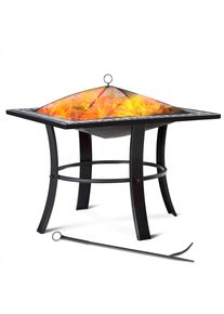 Gardebruk Feuerschale Mosaik Runedak Stahl 76x76cm