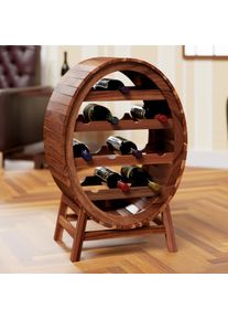 Casaria Wijnrek voor 12 Flessen Wijnvat Design