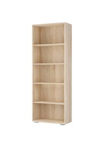 Casaria Boekenkast Vela Eikenhout 5 Planken