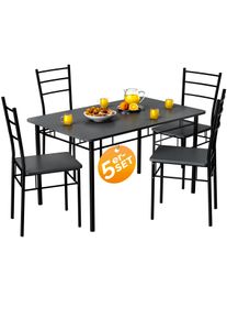 Casaria Zitgroep Leo 5-delig Antraciet