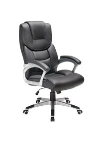 Deuba Krzesło biurowe czarne 120kg