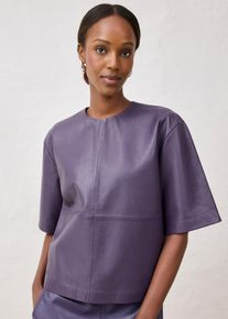 Tunika av lammnappa - lila - storlek 40 - bonprix