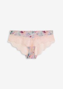 Hipstertrosa med lyxig glanseffekt - rosa - storlek 48/50 (XL) - bonprix