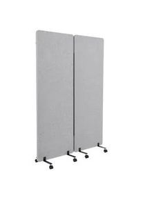 Trennwand Flexmiut Hellgrau ca. 60x177x35cm