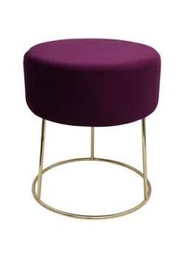 ECHTWERK Hocker Marilyn Beere Samt