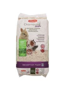 Zolux Bettw&auml;sche Chambiose Fresh 30 l Pfingstrose (Biologisch abbaubar, Parf&uuml;miert, Schnell absorbierend, 30 l), Katzenstreu