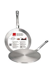 Ibili Induktionsplatte, Pfanne + Kochtopf, Silber