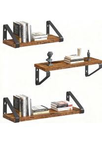 Relaxdays, Regal, Wandregal-Set (40 x 12 x 11 cm)