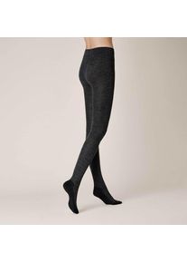 Kunert, Damen, Strickstrumpfhose &raquo;Strumpfhose Warm Up&laquo;, Anthrazitmel 4050, 44-46, Spitze, Sohle und Ferse aus spezieller, aktiv w&auml;rmender Kunert Warm 