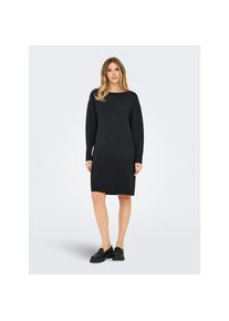 Only, Damen, Midikleid &raquo;ONLGLORIA LS BOATNECK DRESS EX KNT&laquo; Sommerkleid, Dark Grey Melange, N-Gr, M (38) - N-Gr, Dark Grey Melange, Kleid in Midil&auml;nge