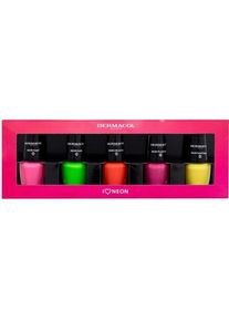 Dermacol, Nagellack, Neon Nail Polish Set (Gel-Effekt Nagellack)
