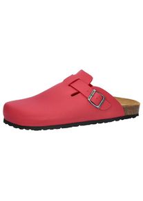Lico, Damen, Clog &raquo;Pantolette Bioline Clog Soft&laquo;, rot, 42, rot, Clog f&uuml;r Erwachsene