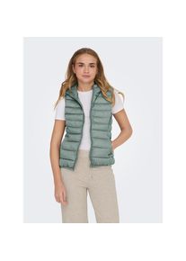 Only, Damen, Steppweste &raquo;ONLNEWTAHOE HOOD WAISTCOAT OTW NOOS&laquo; mit Kapuze, Jadeite, XL, Jadeite, Steppweste von Only