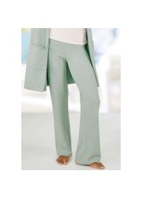Lascana, Damen, Strickhose l&auml;ssig aus hochwertigem Strick, Loungewear, mint, 32/34 - N-Gr, Loungehose mit weitem Bein