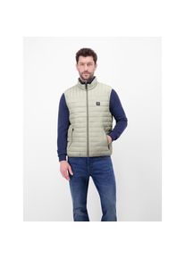 Lerros, Herren, Steppweste mit Rei&szlig;verschluss und Stehkragen, PEARL GREY, M, PEARL GREY, Leichte Weste von Lerros