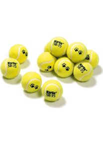 Karlie Spielzeugtrommel mit 12 Tennisb&auml;llen (Ballspielzeug Hund), Hundespielzeug