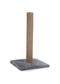 Beeztees BZ KRATZBAUM LESLEY GRAU 35X35 (60 cm, Grau), Katzenbaum