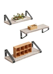 Relaxdays, Regal, Wandregal-Set (40 x 12 x 11 cm)