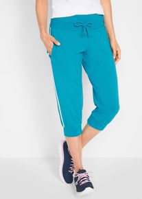 Capri joggingbroek van katoen (set van 2) - blauw - maat 40/42 (M) - met katoen - bonprix