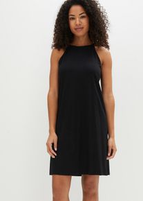 Jersey jurk in een soepele lyocellmix - zwart - maat 40/42 (M) - bonprix